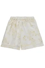 Bebek Şort 6-18 Ay Ekru - Paket