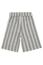 Pantalon Capri garçon, 6-9 ans, anthracite - Lot