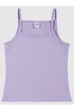 Débardeur fille 2-9 ans Blanc-Lilas - Emballage