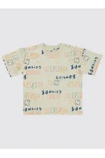 T-shirts garçon 10-13 ans couleur pierre - Lot