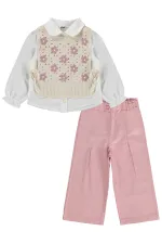 Girls' Team Set 2-5 Years Old, Off-White - Package