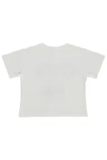 Kız Çocuk Tişört 2-5 Yaş Ekru - Paket