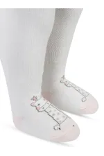 Collants pour bébé 0-24 mois couleur crème - Emballage