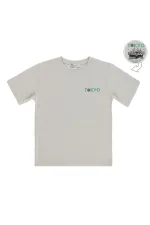 T-shirt garçon KM 10-13 ans, couleur pierre foncée - Emballage