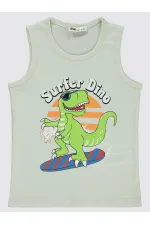 Lot de T-shirts pour garçons de 2 à 5 ans, gris clair