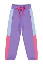 Bas de survêtement pour fille (2-5 ans), violet - Lot