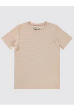 T-shirt garçon 10-13 ans, motif saumon - Emballage