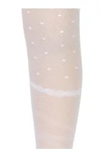 Collants blancs pour fille de 2 à 9 ans - Lot