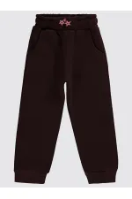 Girls Tracksuit Bottoms 2-5 Years Old Brown - Package