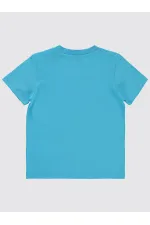 Erkek Çocuk Tişört 2-5 Yaş Turkuaz - Paket