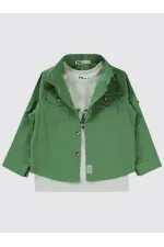 Chemise garçon 2-5 ans kaki clair - Emballage