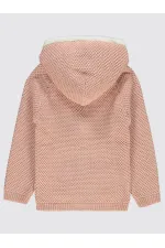 Gilet pour fille de 6 à 9 ans, couleur poudre - Emballage