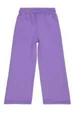 Bas de survêtement violet pour filles de 6 à 9 ans - Lot