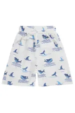 Short garçon, 2-5 ans, blanc - Lot