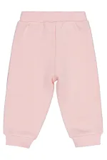 Baby Tracksuit Bottoms 0-24 Months Light Pink - Pack