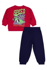 Ensemble de survêtement rouge pour garçon de 2 à 5 ans - Emballage