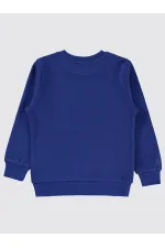 Erkek Çocuk Sweatshirt 2-5 Yaş Saks - Paket