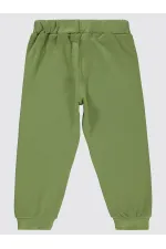 Bas de survêtement garçon 2-5 ans kaki clair - Lot