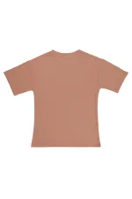 Erkek Çocuk Tişört 10-13 Yaş Koyu Somon - Paket