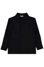 Veste garçon, 10-13 ans, noire - Emballage