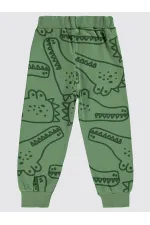 Bas de survêtement garçon 2-5 ans kaki clair - Lot