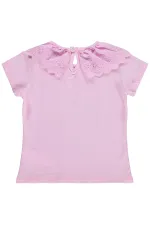 Lot de t-shirts roses pour filles de 6 à 9 ans