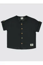 Bebek Gömlek 0-24 Ay Antrasit - Paket