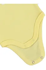 Body bébé à boutons-pression 0-24 mois jaune clair - Emballage