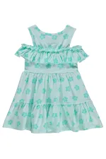Girls' Jumpsuit and Dress, Ages 2-5, Light Mint - Package