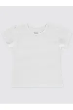 Lot de T-shirts blancs pour bébé (0-24 mois)