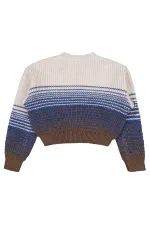 Kız Çocuk Kazak 10-13 Yaş Bej - Paket