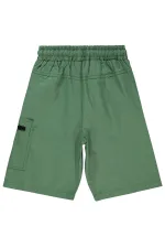 Capri garçon 6-9 ans Kaki clair - Emballage