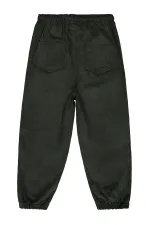 Pantalon garçon 6-9 ans kaki foncé - Lot