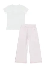 Kız Çocuk Takım 6-9 Yaş Kırık Beyaz-Pembe - Paket