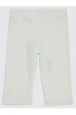 Collants pour filles de 2 à 5 ans, écru - Paquet