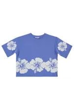 Kız Çocuk Tişört 10-13 Yaş Koyu Mavi - Paket