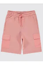 Kız Çocuk Kapri 6-9 Yaş Pudra - Paket