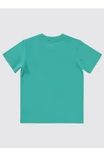 Lot de T-shirts pour garçons de 6 à 9 ans, couleur menthe