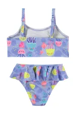 Kız Çocuk Mayo Set 6-13 Yaş Mavi - Paket