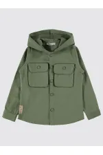 Chemise garçon 10-13 ans vert amande - Emballage