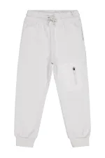 Bas de survêtement garçon 10-13 ans Gris clair - Lot