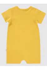 Grenouillères bébé 0-24 mois moutarde - Emballage