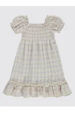 Ensemble gilet et robe lilas pour fille de 6 à 9 ans