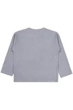 Erkek Çocuk Sweatshirt 10-13 Yaş Gri - Paket