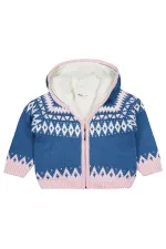 Kız Çocuk Hırka 2-5 Yaş Petrol - Paket