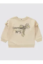 Ensemble de survêtement beige pour fille de 2 à 5 ans - Emballage