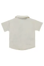 Erkek Çocuk Gömlek 2-5 Yaş Bej - Paket