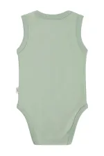 Bebek Çıtçıtlı Badi 0-24 Ay Açık Haki - Paket