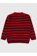 Pull garçon bordeaux 2-5 ans - Emballage