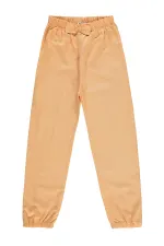 Kız Çocuk Pantolon 6-9 Yaş Pudra - Paket